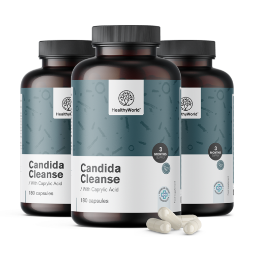 3x Candida Cleanse, totale 540 capsule