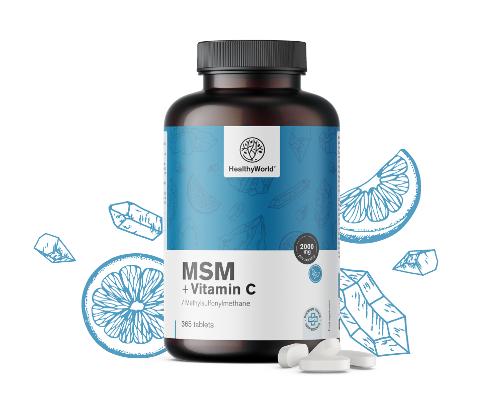 MSM 2000 mg – con vitamina C