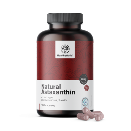Astaxantina naturale 160 mg, 180 capsule