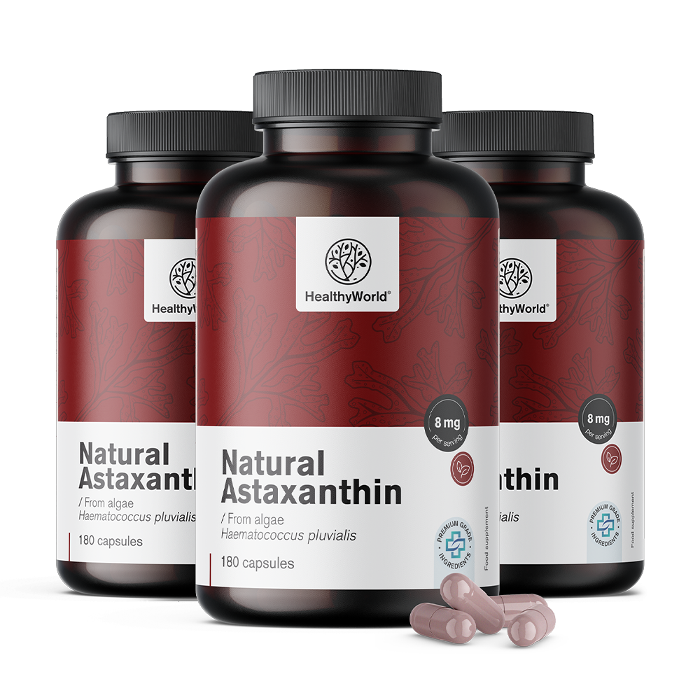 Astaxantina naturale 8 mg in capsule