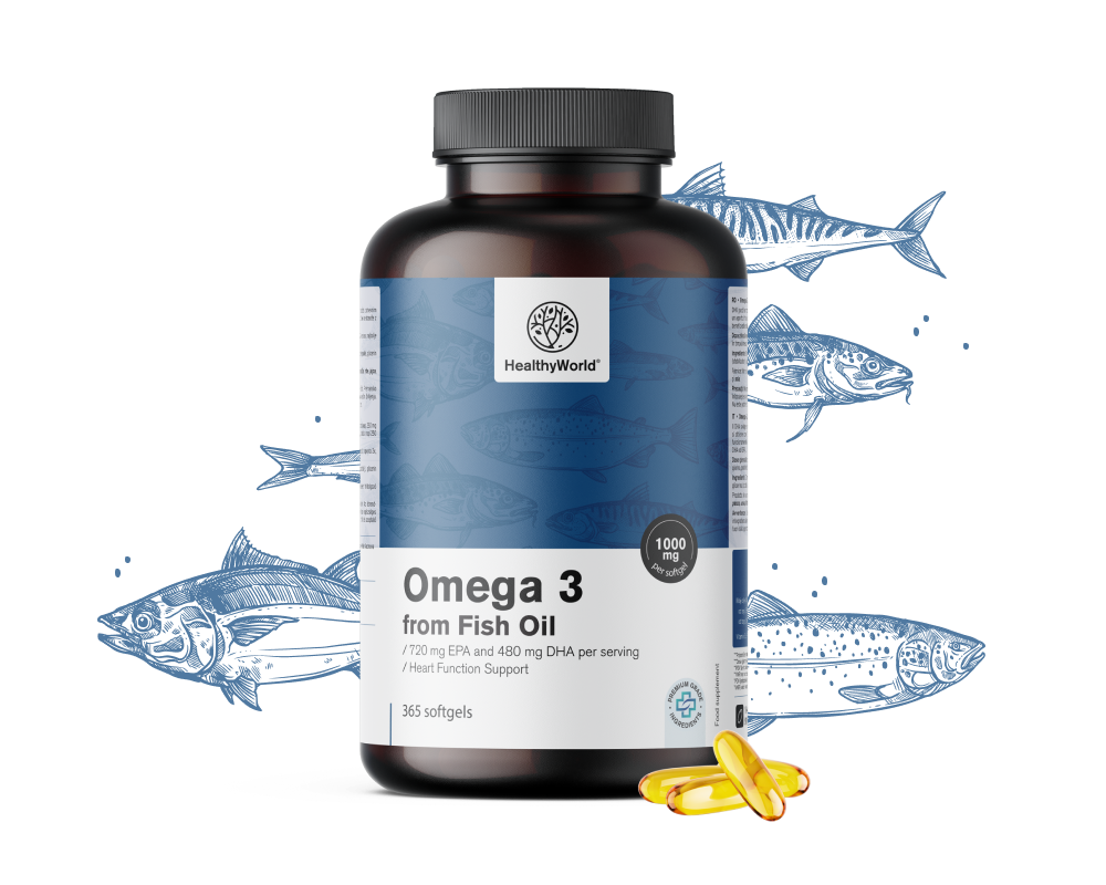 Omega-3 1000 mg – da olio di pesce