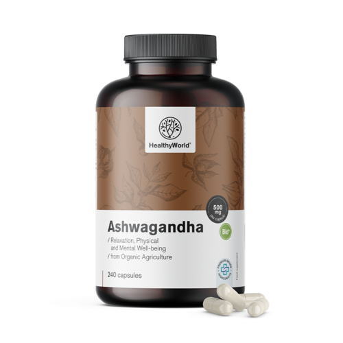 Ashwagandha 500 mg, 240 capsule