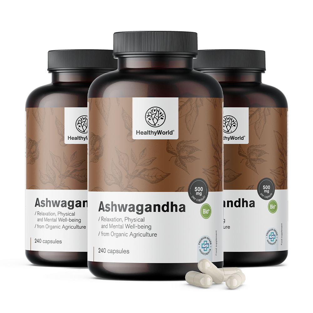 BIO Ashwagandha 500 mg in capsule