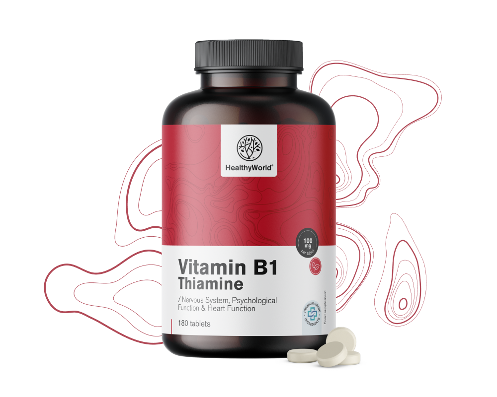 Vitamina B1 – tiamina 100 mg