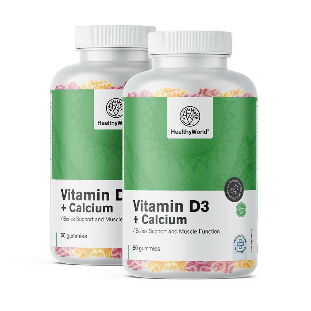 Vitamina D3 + Calcio in caramelle gommose