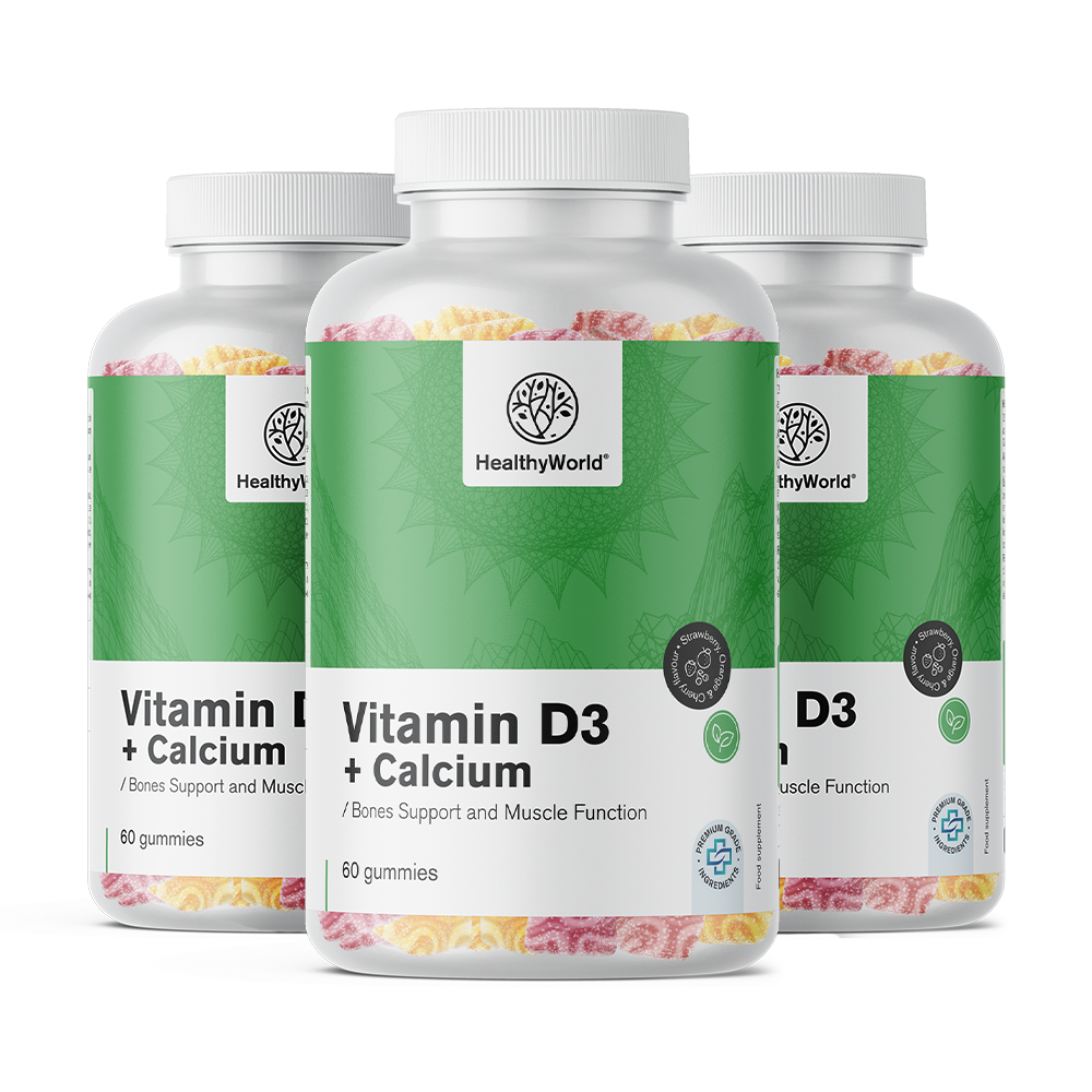 Vitamina D3 + Calcio in caramelle gommose