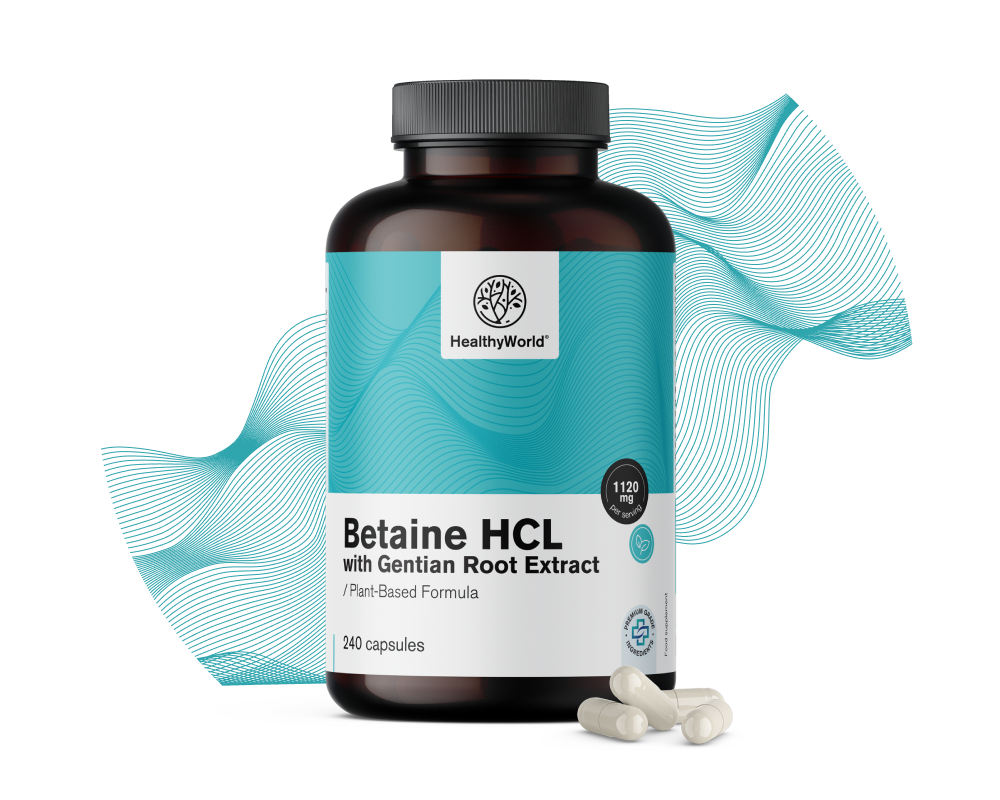 Betaina HCL 1120 mg