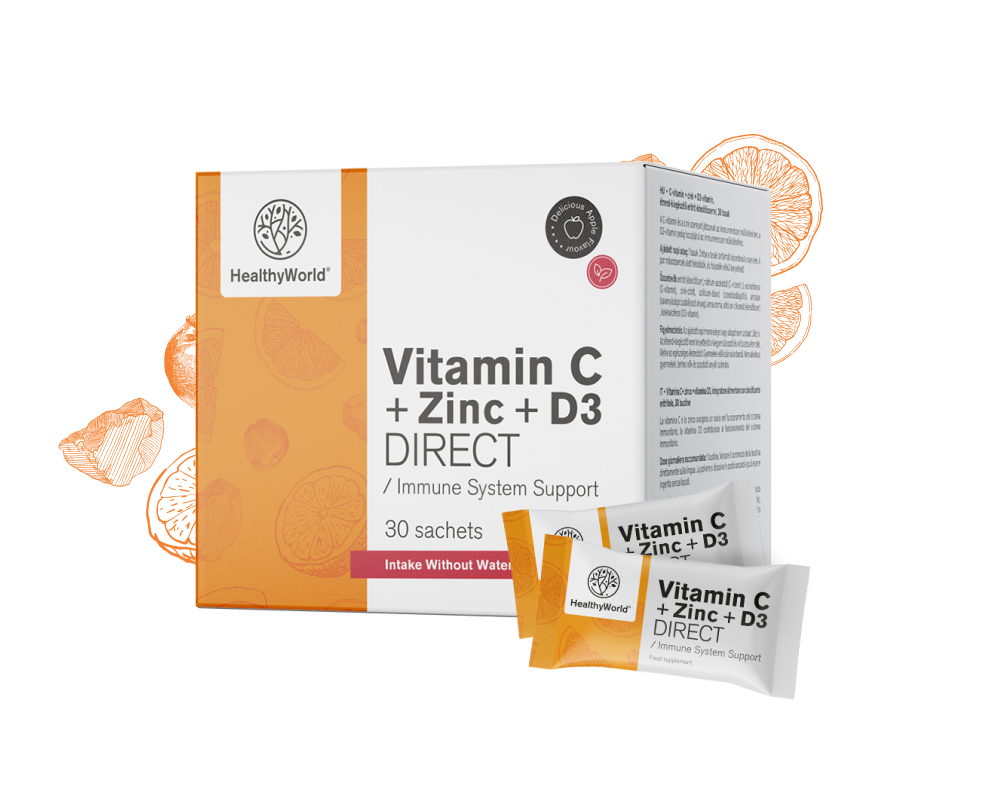 Vitamina C 500 + Zinco + D3 DIRECT