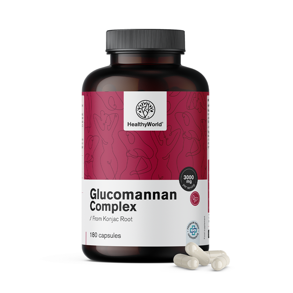 Complesso di glucomannano 3000 mg.