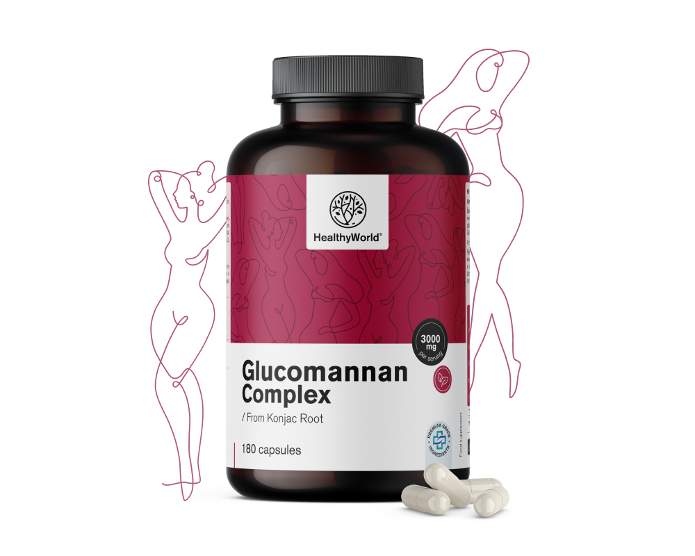 Complesso di glucomannano 3000 mg