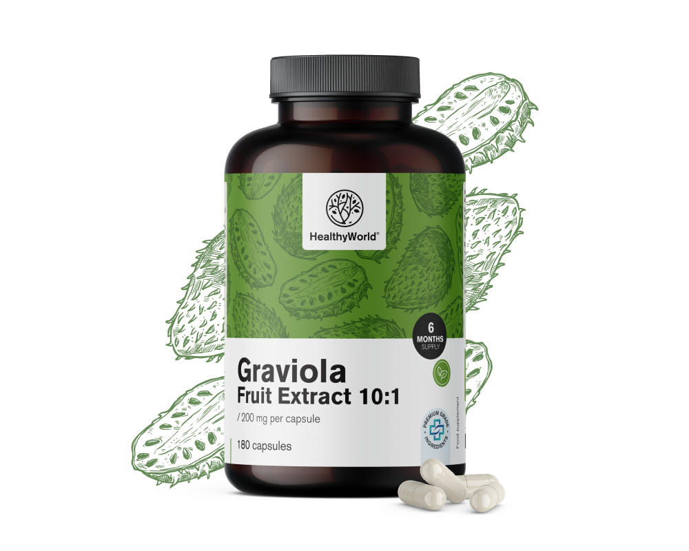 Graviola 200 mg – estratto 10:1