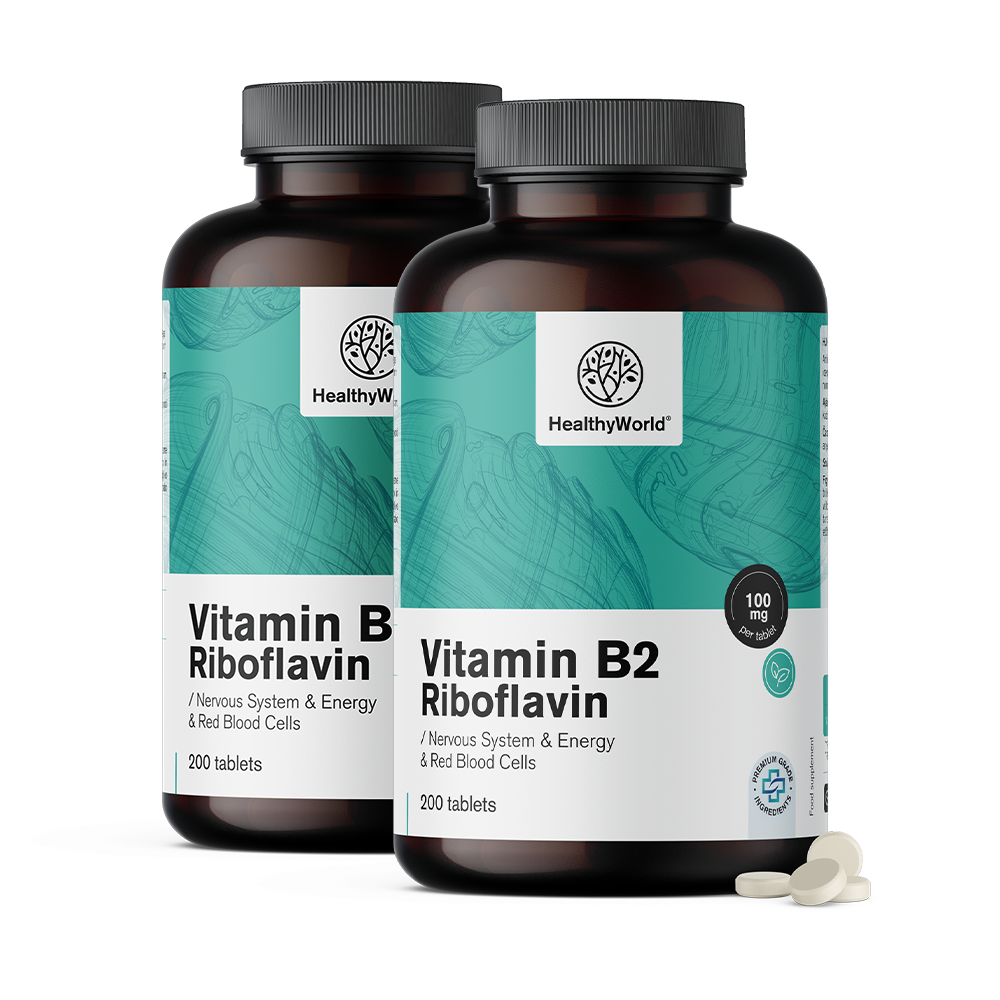 Vitamina B2 - riboflavina 100 mgVitamina B2 - riboflavina 100 mg