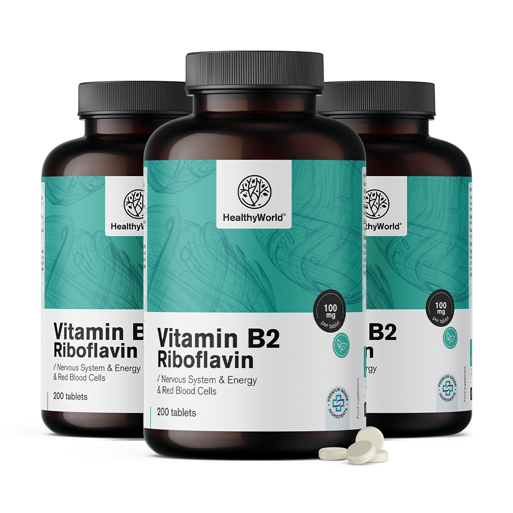 Vitamina B2 - riboflavina 100 mgVitamina B2 - riboflavina 100 mg