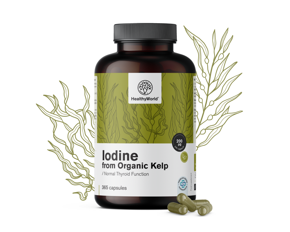 Iodio naturale 200 µg - da BIO alghe kelp