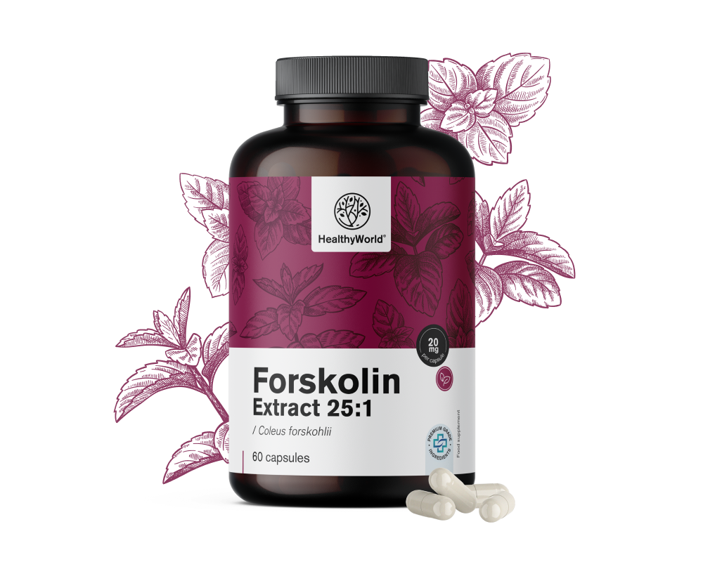 Forskolina – dall'estratto di ortica indiana 20 mg