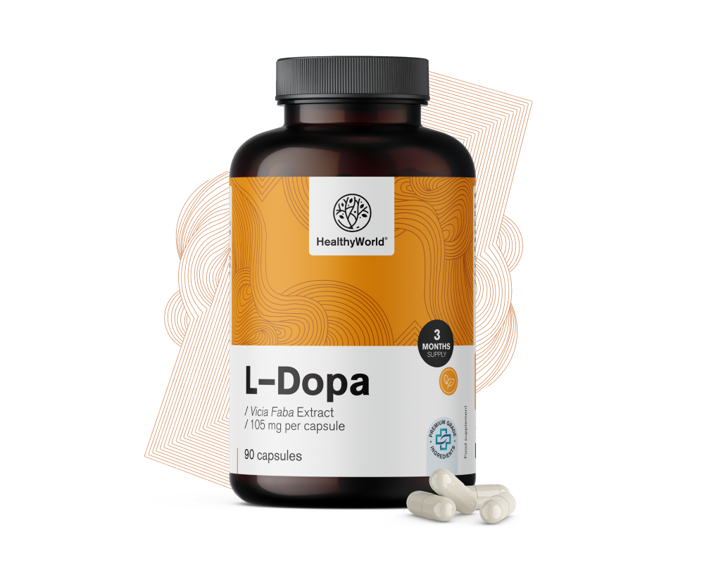 L-dopa 105 mg – dall'estratto di fava