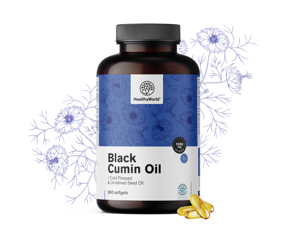 Olio di cumino nero 1000&nbsp;mg