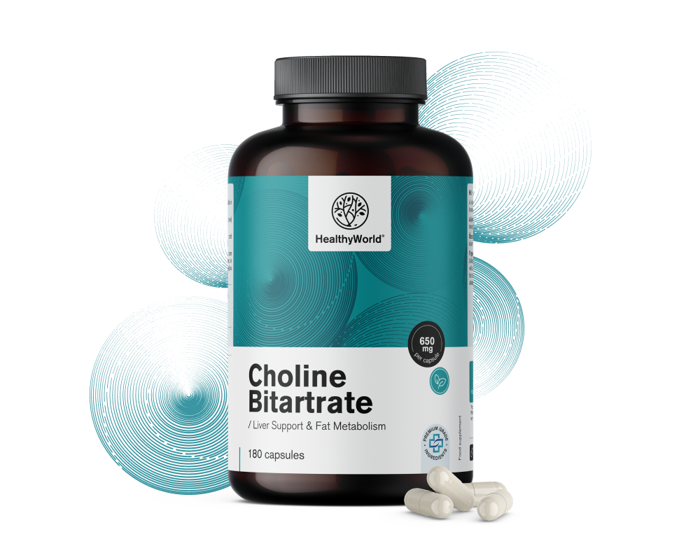 Colina bitartrato 650 mg