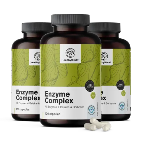 3x Complesso enzimatico, totale 360 capsule