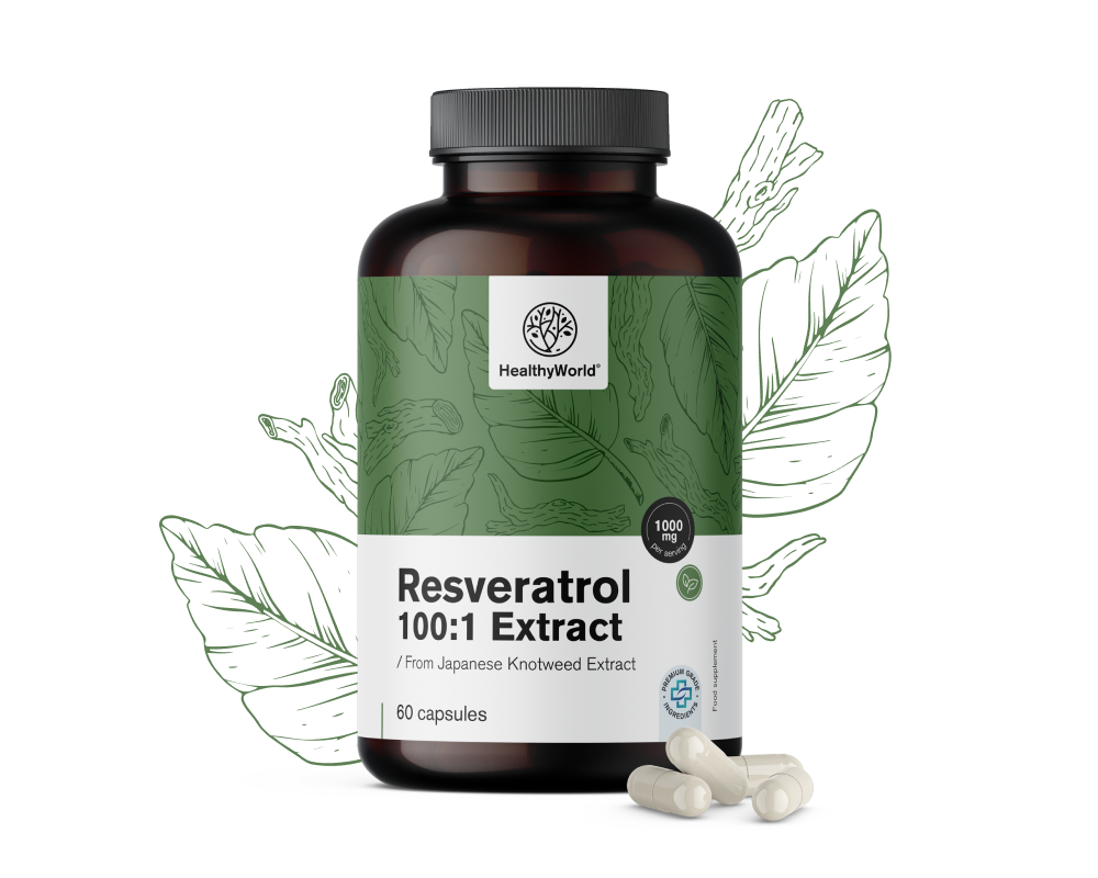 Resveratrolo 1000 mg - estratto 100:1