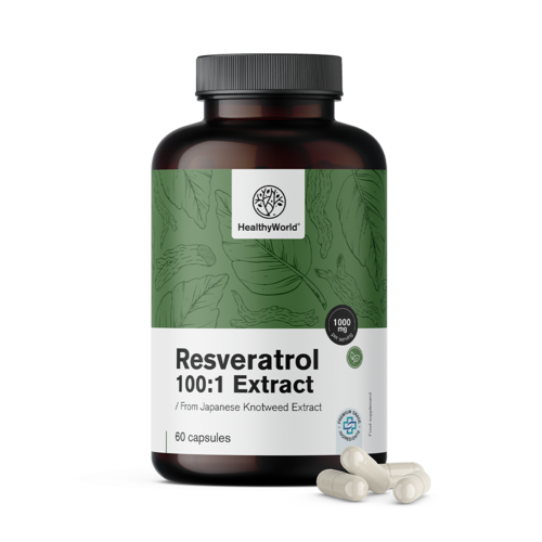 Resveratrolo 1000 mg – estratto 100:1, 60 capsule