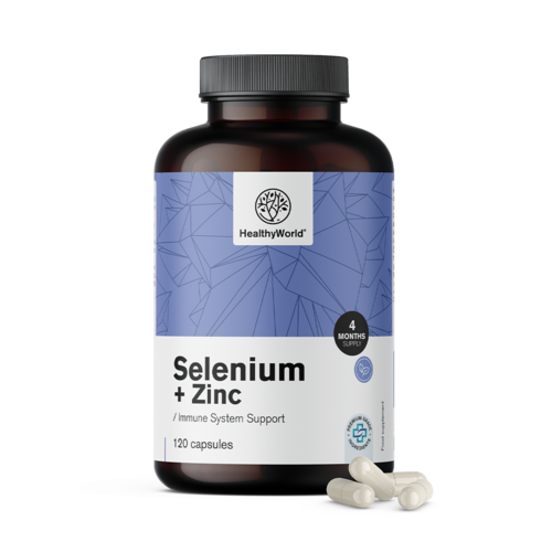 Selenio + zinco, 120 capsule