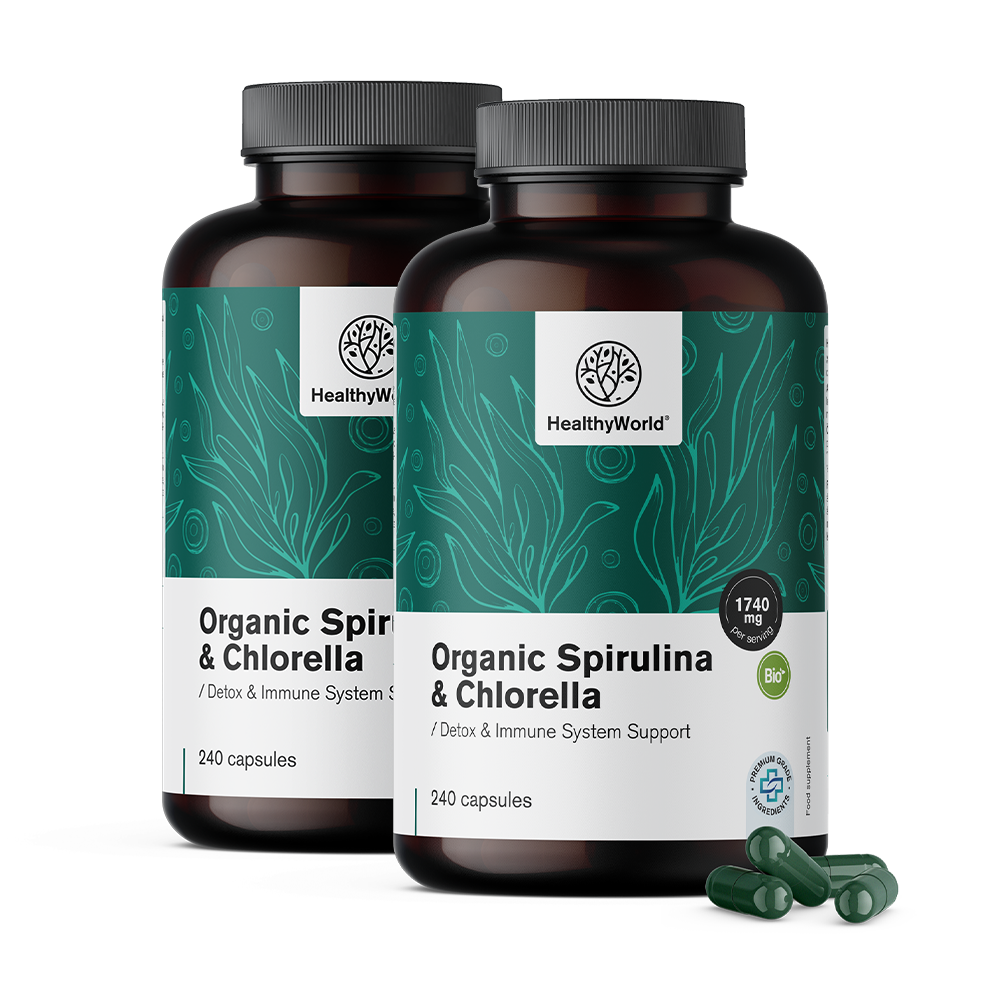 BIO Spirulina e chlorella.