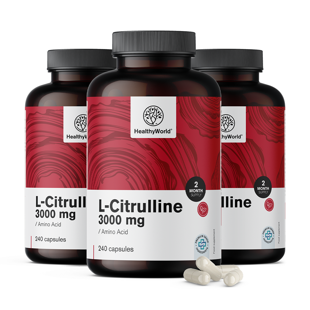 L-citrulin 3000 mg.