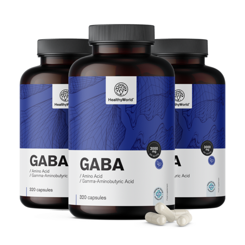 3x GABA 3000 mg, totale 960 capsule