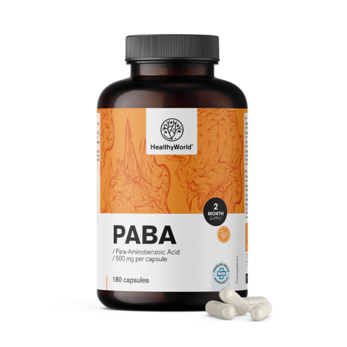 PABA 500 mg, 180 capsule