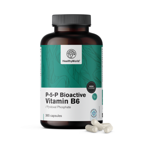 P-5-P – Vitamina B6 bioattiva, 365 capsule