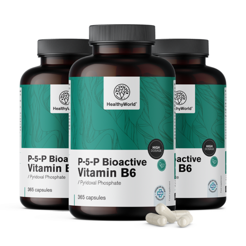 3x P-5-P – Vitamina B6 bioattiva, totale 1095 capsule