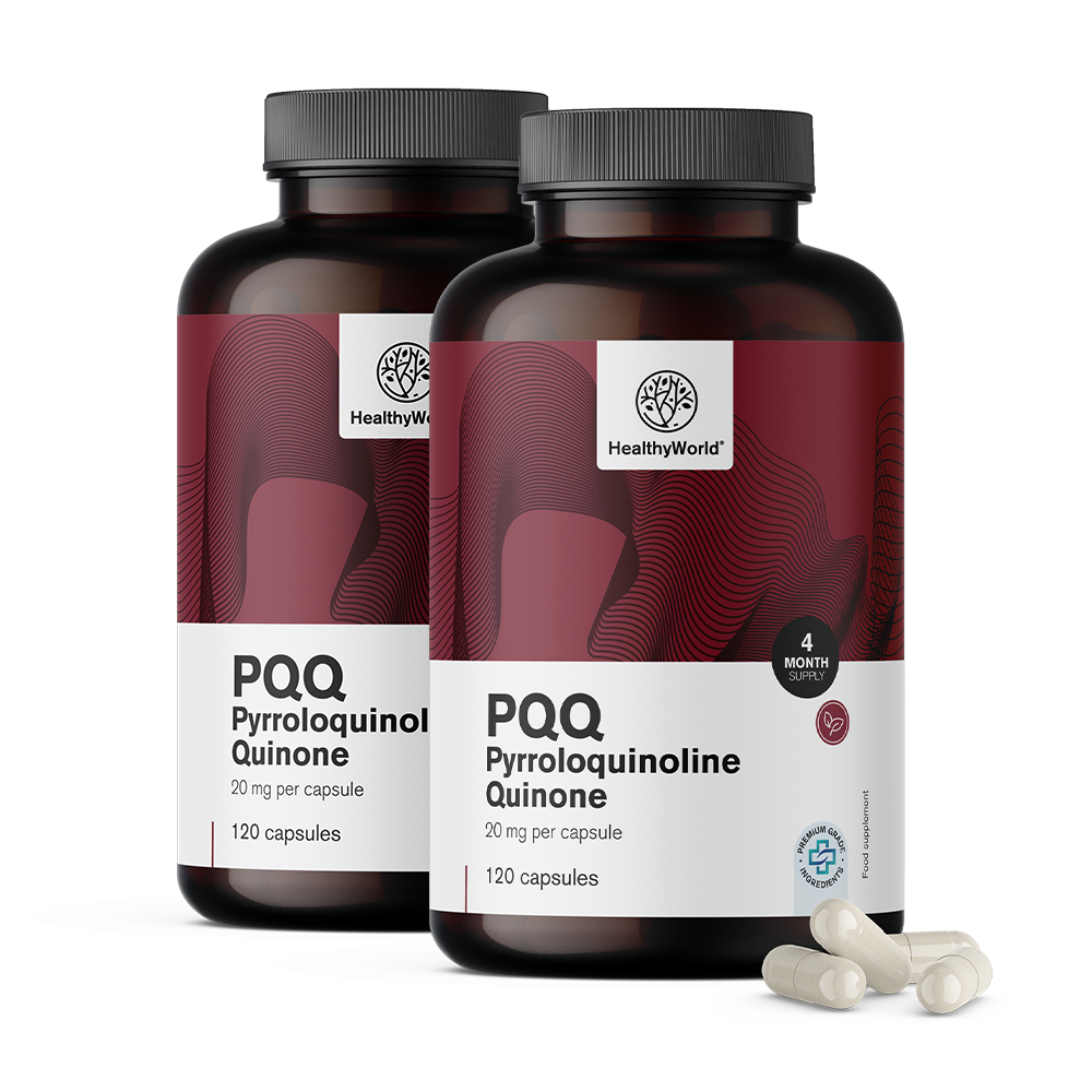 PQQ - pirrolochinolina chinone 20 mg.