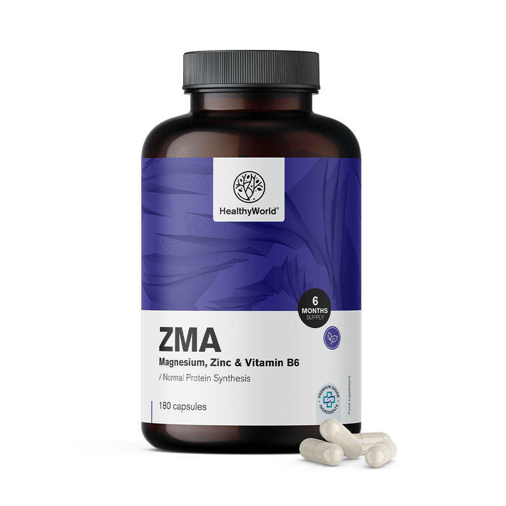 ZMA – magnesio, zinco e B6