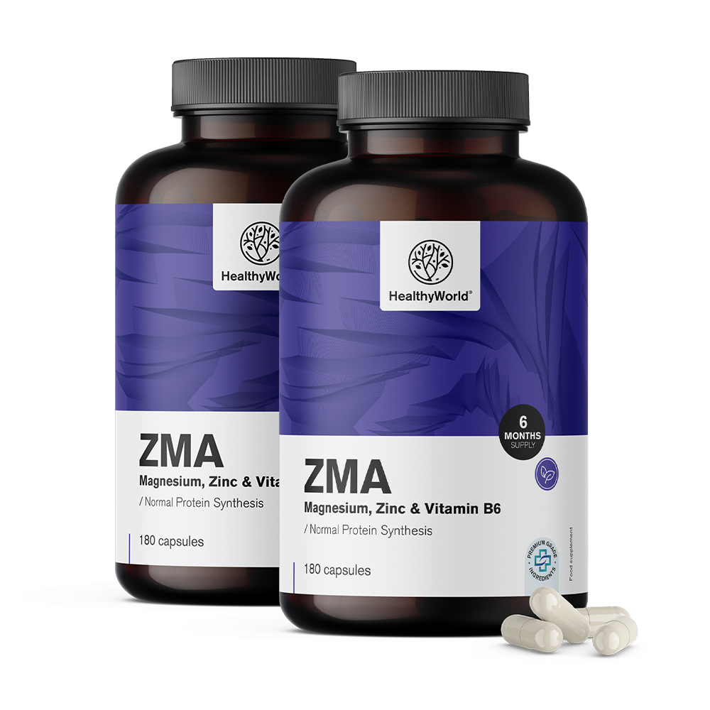 ZMA – magnesio, zinco e B6