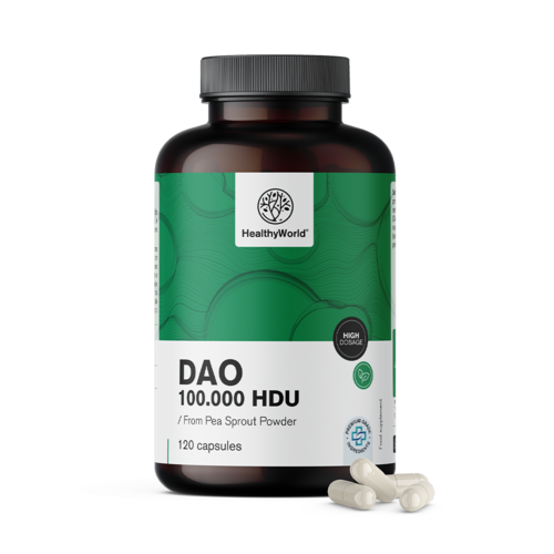 DAO diamino ossidasi 100.000 HDU, 120 capsule