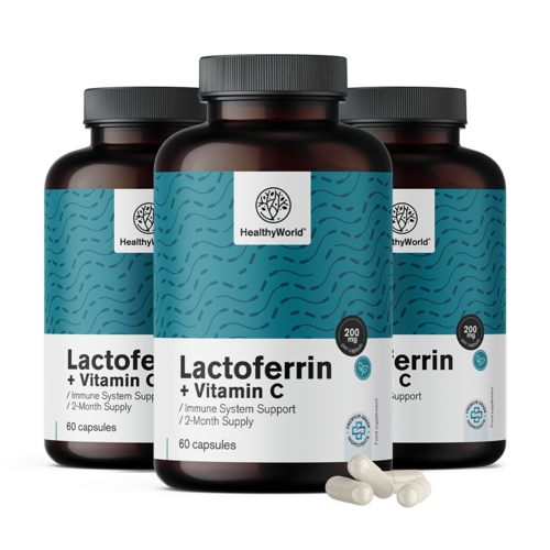 3x Lattoferrina 200 mg, totale 180 capsule