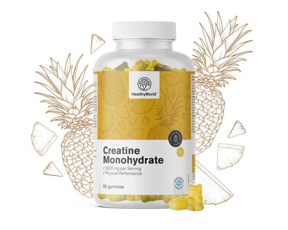 Creatina monoidrato 3000 mg – ananas