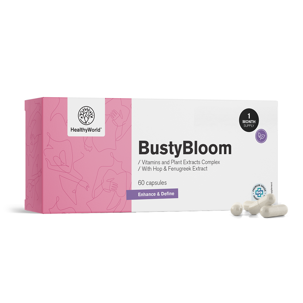 BustyBloom - complesso di vitamine ed estratti vegetali.