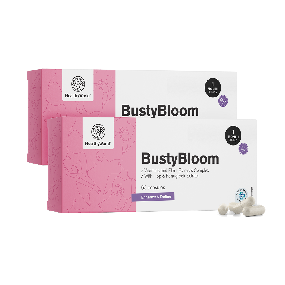 BustyBloom - complesso di vitamine ed estratti vegetali.