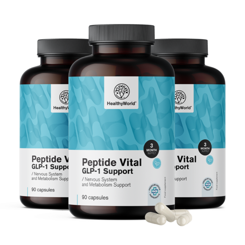 3x Peptide Vital, complesso GLP-1, totale 270 capsule