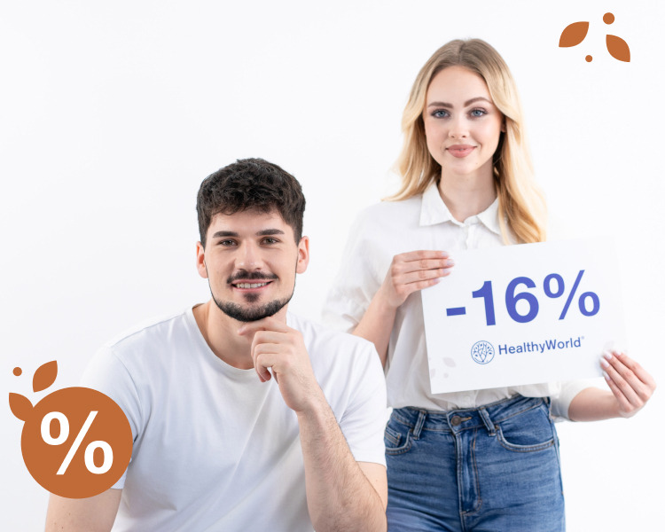 16% di sconto sull'intero acquisto